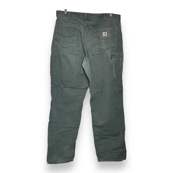 Carhartt Men's Original Dungaree Fit Carpenter Pants Size 38x34 Flame Resistant - Picture 2 of 8